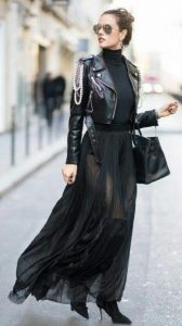 combinar un vestido negro